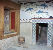 Room in the 'Queen's apartments' in Knossos, 17th century. Artist: Unknown