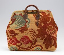 Carpetbag, American, ca. 1865. Creator: Roswell Hovey.