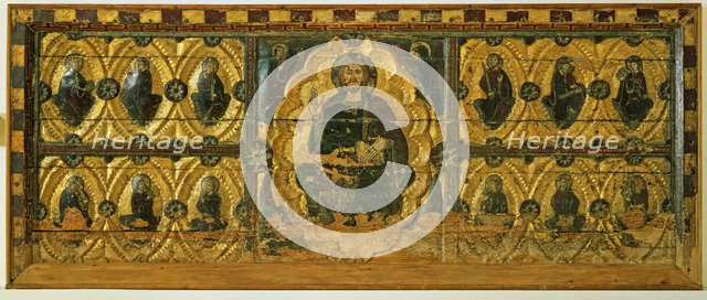 Berbegal façade, made in the workshop of Sijena (?) at 1200-1210. Tempera on wood from the former…