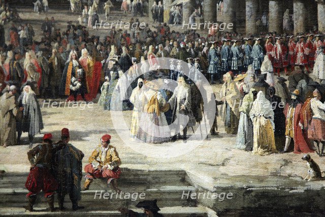 'Reception of the French Ambassador in Venice', 1726-1727. Artist: Canaletto