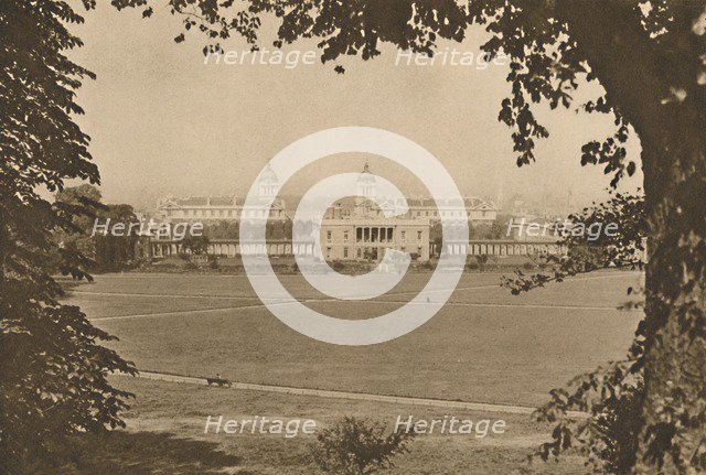 'Royal Naval College at Greenwich, Once a Hospital for Disabled Sailors', c1935. Creator: Unknown.
