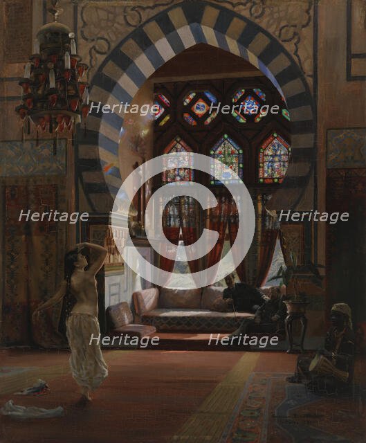 Almée, an Egyptian Dancer, 1883. Creator: Gunnar Berndtson.