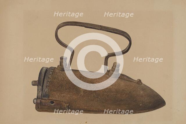 Hand Iron, c. 1939. Creator: Michael Chomyk.