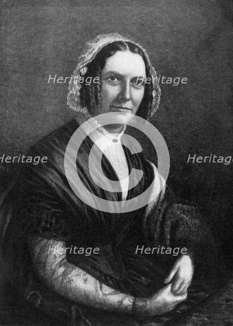 Abigail Powers Fillmore, wife of American president Millard Fillmore, 19th century, (1908). Artist: Unknown