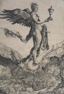 Nemesis (the Great Fortune), c.1502. Creator: Albrecht Durer.