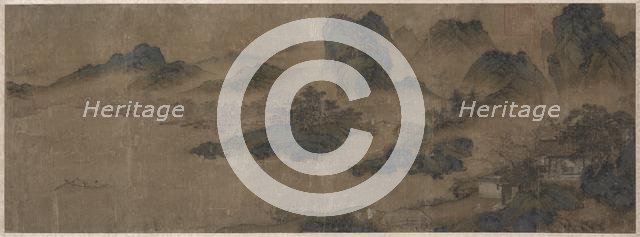 Visiting an Old Friend in the Spring Mountains, 1300s. Creator: Unknown.