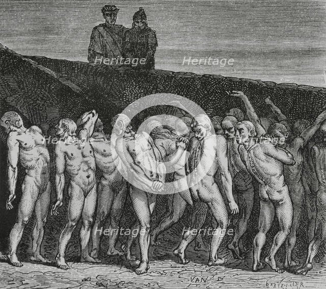 The Divine Comedy, (1307-1321): Inferno (Hell), 1888. Creator: Jean Edouard Dargent.