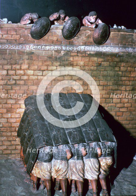 Demonstration of a Testudo. Artist: Unknown