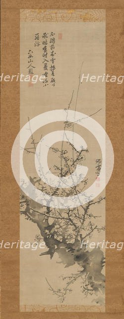 Plum Blossoms, 18th-19th century. Creator: Minagawa Kien.