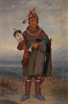 Sac and Fox Indian, ca. 1893. Creator: Antonio Zeno Shindler.
