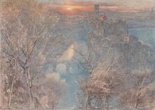 'Fribourg, Switzerland: Sunrise', 1900, (1923). Artist: Albert Goodwin.