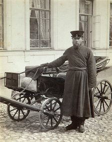 A coachman, 1890s.  Artist: Alexei Sergeevich Mazurin
