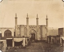[The New Gate, Teheran], 1850s. Creator: Luigi Pesce.