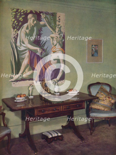 'Drawing-room in a London flat decorated by Frankland Dark, F.R.I.B.A. for his own use', c1945. Artist: Unknown.