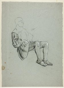 Unfinished Sketch of Seated Man, n.d. Creator: Henry Stacy Marks.