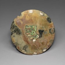 Mirror with Jaguar or Coyote Mosaic, A.D. 500/600. Creator: Unknown.