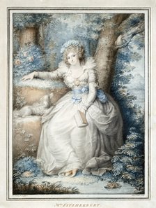 Maria Fitzherbert, companion of King George IV before he became king, 19th century. Artist: Unknown.