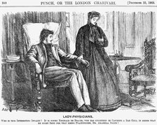 'Lady-Physicians', 1865. Artist: George du Maurier