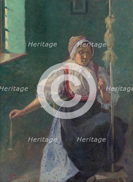 Spinner, 1905. Creator: Gustav Mally.