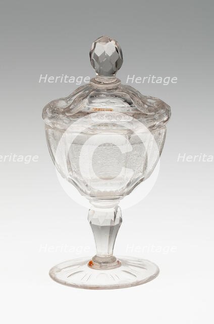 Sweetmeat Dish with Cover, Schleswig, c. 1730. Creator: Unknown.