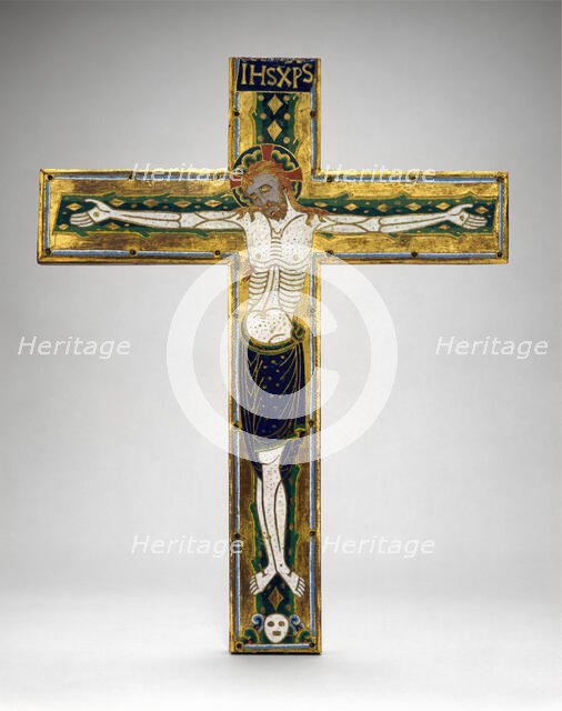 Central Plaque of a Cross, French, ca. 1185-95. Creator: Unknown.