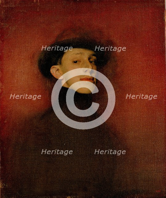 Portrait of King Alfonso XIII of Spain (Study). Artist: Casas, Ramon (1866-1932)