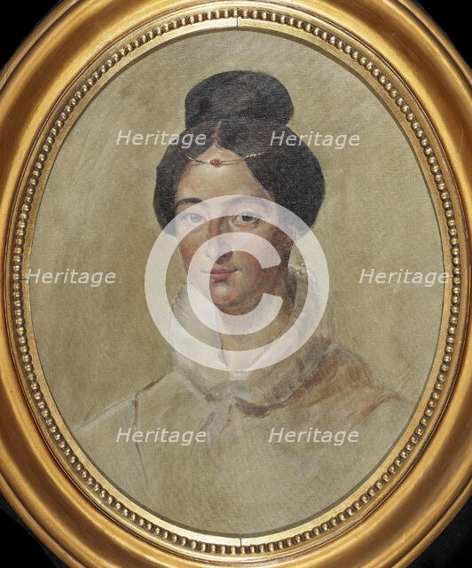 Portrait of Marie d'Orléans, duchess of Württemberg (1813-1839). Creator: Anonymous.