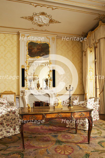 Countess's Sitting Room, Wrest Park House, Silsoe, Bedfordshire, c2010-c2017. Artist: Patricia Payne.