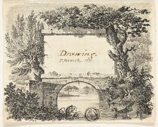 Vignette with Bridge Trees, 1797. Creator: Thomas Bewick.