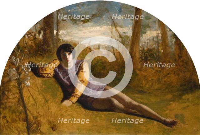 The Young Poet, 1849. Creator: Arthur Hughes.