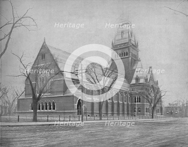 'Memorial Hall, Cambridge, Mass.', c1897. Creator: Unknown.