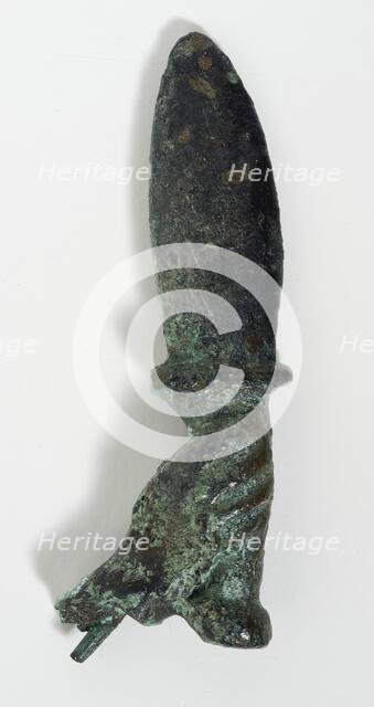 Human Hand and Dagger Fragment, Roman Period (30 BCE-395 CE) or later. Creator: Unknown.