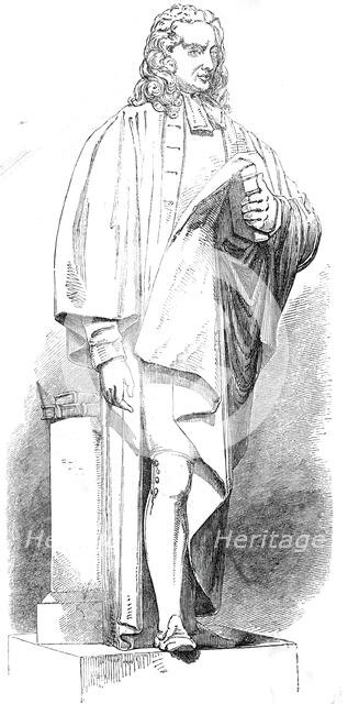 Baily's statue of Dr. Watts, 1845. Creator: Unknown.