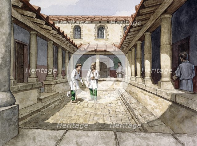 Housesteads Roman Fort, 2nd century, (c1990-2010). Artist: Philip Corke.