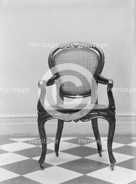 Chair of Abraham Lincoln, (1914). Creator: Harris & Ewing.