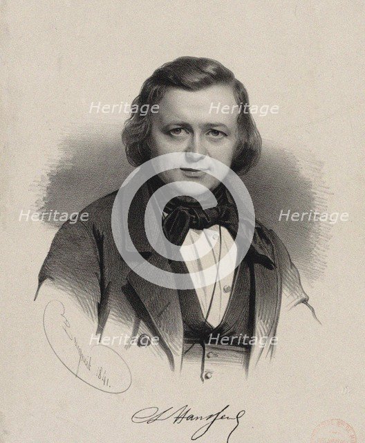 Portrait of the composer Charles-Louis Hanssens (1802-1871), 1841.