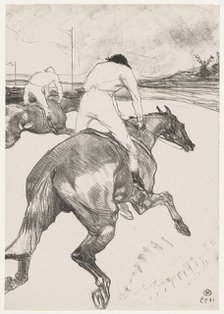 The Jockey, 1899. Creator: Henri de Toulouse-Lautrec (French, 1864-1901).