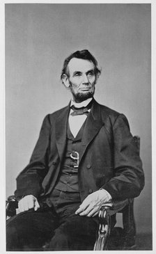 Abraham Lincoln, 16th President of the United States, 1860s. Artist: Unknown