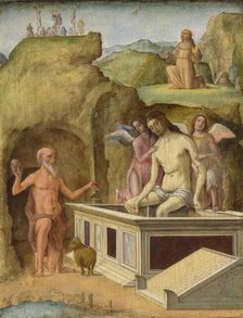 The Dead Christ, c. 1490. Creator: Ercole de' Roberti, (Ercole Ferrarese) (c. 1450-1496).