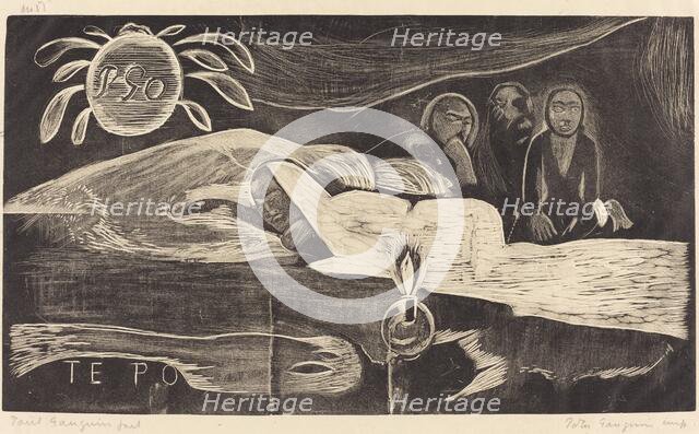 Te Po (The Long Night), 1894/1895. Creator: Paul Gauguin.