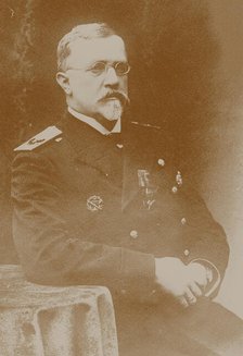 Vice-Admiral Vasily Alexandrovich Kanin (1862-1927), commander of the Russo-Baltic Fleet. Creator: Anonymous.