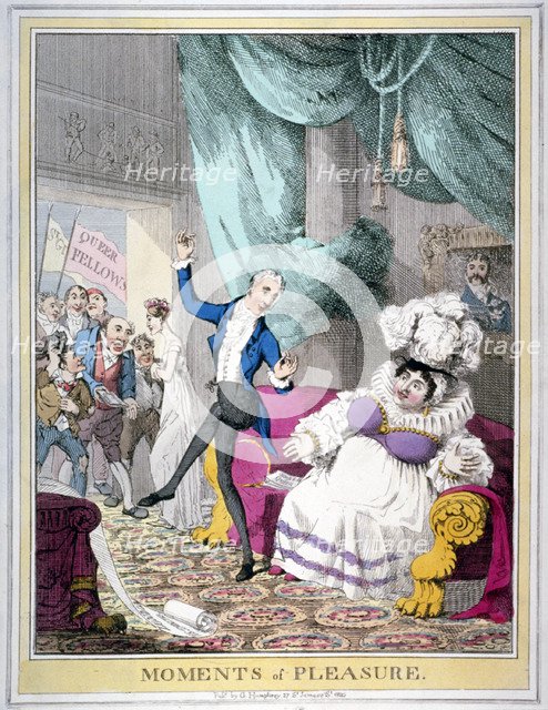 'Moments of pleasure', 1820. Artist: Anon