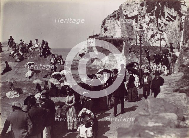 Ilfracombe, Capstone Parade, 1870s. Creator: Francis Bedford.