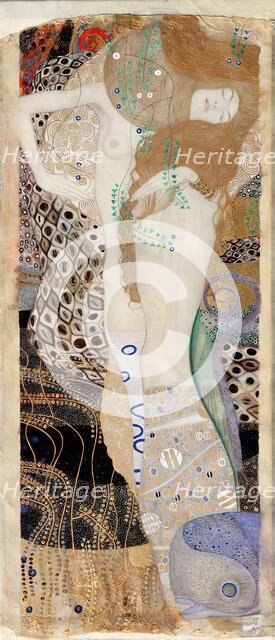 Girlfriends (Water Snakes I), 1904 (minor additions 1907). Creator: Gustav Klimt.