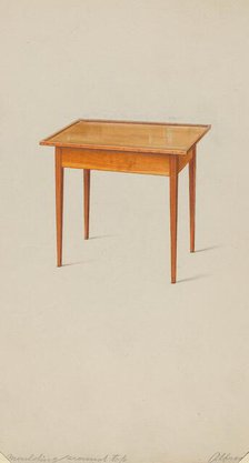 Shaker Small Table, c. 1936. Creator: Alfred H. Smith.