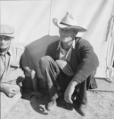 Migrant worker in camp, California, 1939. Creator: Dorothea Lange.