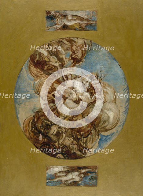 Esquisse pour le salon des Arts à l'Hôtel de Ville de Paris : La glorification de l'Art, c.1888. Creator: Leon Joseph Florentin Bonnat.