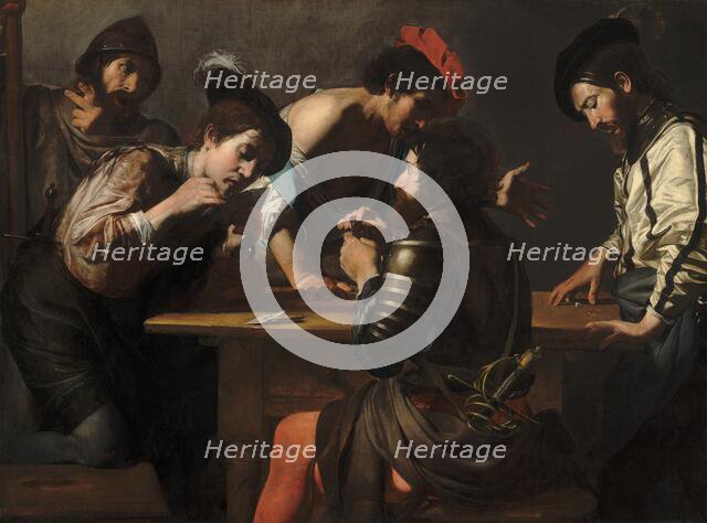 Soldiers Playing Cards and Dice (The Cheats), c. 1618/1620. Creator: Valentin de Boulogne.