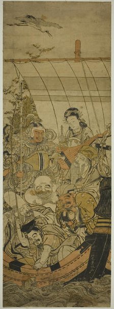 The Treasure Ship, Japan, c. 1778. Creator: Kitao Shigemasa.