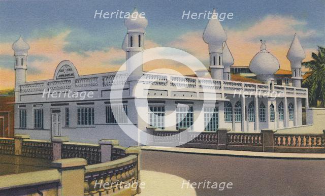 'Mohammedan Mosque, Port of Spain, Trinidad, B.W.I.', c1940s. Creator: Unknown.